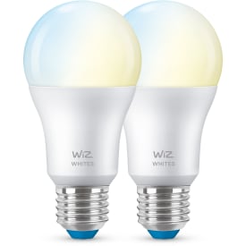 WiZ E27 LED A60 standardpære - varm til kold -2-pak