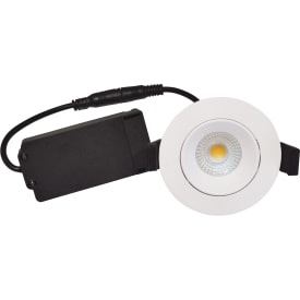 Nordtronic Velia Low Profile downlight, 5W/4000K, LED, matt vit