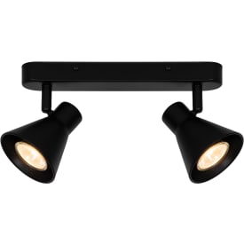 Nordlux Eik spotlampe, 2 spots, sort