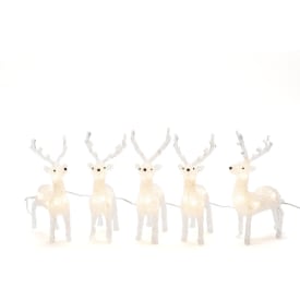 6 stk Konstsmide rensdyr