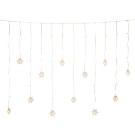 Konstsmide snefnug lyskæde med 60 lys