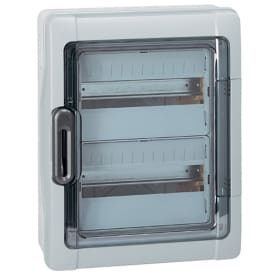 Legrand Plexo gruppetavle med jord og 2x12 moduler i grå