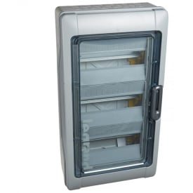 Legrand Plexo gruppetavle, 3x12 moduler, grå