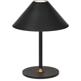 Halo Design Hygge uppladningsbar bordslampa, H20 cm, svart