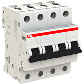 Strømbryter C 40A 4P, 6kA, S204-C40
