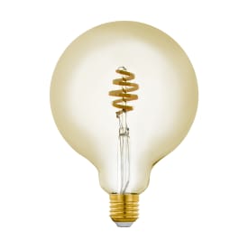 E27 Led-Z G125 4,9W, 400 lumen, 2200-6500K amber