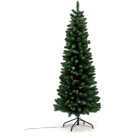 16 st Nordic Winter Nor plastgran med belysning