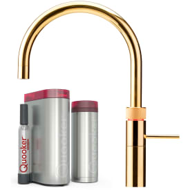 Quooker Fusion Round Pro3 køkkenarmatur, 5-i-1, messing