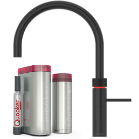 Quooker Fusion Round Pro3 køkkenarmatur, 5-i-1, sort