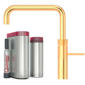 Quooker Fusion Square Pro3 køkkenarmatur, 5-i-1, guld