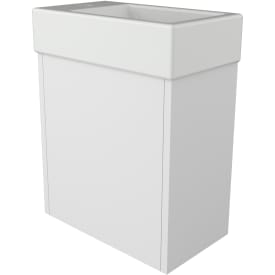 Sanibell Proline tvättställsunderskåp, 40x23 cm, matt vit