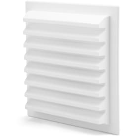 Murrist plast Ø125 mm 180x180 mm, hvid