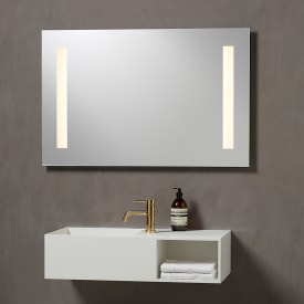 Loevschall Godhavn speil med integrert lys, 120x65 cm