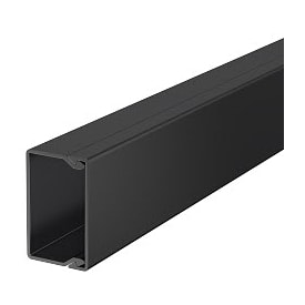 2 meter Kabelkanal WDK25040SW 25x40 sort