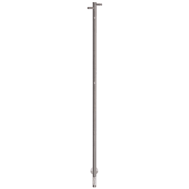 Kriss Uno Plus handdukstork, el, 3x148 cm, borstat rostfritt stål