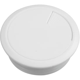 Schneider Unica+ kabelgenomföring, Ø60 mm, vit