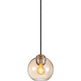 Halo Design Bubbles pendellampe, ravfarget, Ø14 cm