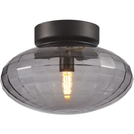 Halo Design Mesh taklampe, røykfarget, Ø20 cm