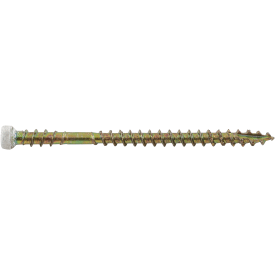 Gulvlisteskrue 3,9 x 57 mm, hvid, FZB GUL, TX10, CH, 250 stk.