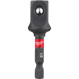 Milwaukee Shockwave bit-adapter, 1/4" til 1/2" firkant