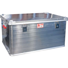 JUMBO aluminiums kasse, 157 l, 782x585x412 mm