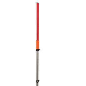 Leica laserstadie med adaptor, justerbar 1,31 til 2,42 m.