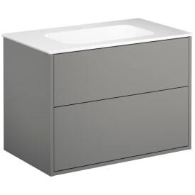 Gustavsberg Artic møbelpakke, 80x47 cm, grå/hvit