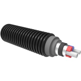 Uponor Ecoflex VIP Aqua Twin tappvattenrörskulvert, 63 + 40 mm (meterpris)