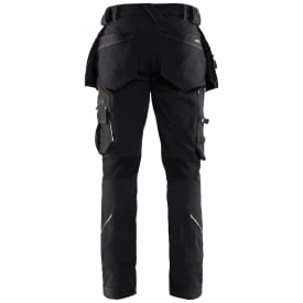 Blåkläder Workwear X1900 håndværkerbukser med 4-vejs stretch, sort, str. C46