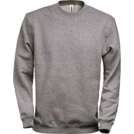 Fristads Acode Klassisk sweatshirt, gråmeleret, str. M