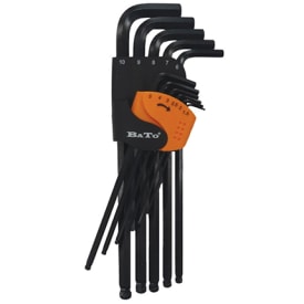 Stiftnøglesæt med kugle 1,5-10 mm, 11 dele.