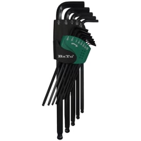 Unbrakonøglesæt tommer 0,05" - 3/8" med kugle, 13 dele