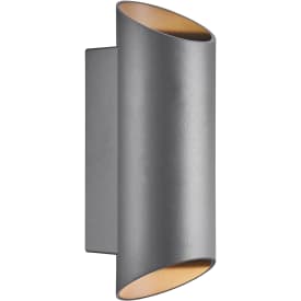 Nordlux Nico Round vägglampa utomhus, antracit
