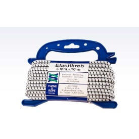 Elastikreb 6 mm hvid  10m
