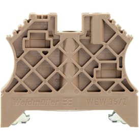 Weidmüller WEW endevinkel, 35 mm², beige