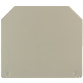 Endeplade / Skilleplade WAP/WTW beige