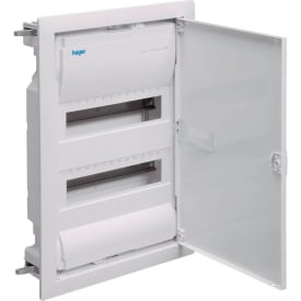 Grupppanel 2R 24M 2x12 modul, infälld, VH24DKN