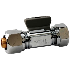 Vatette övergångskoppling, rak, 16mm - Cu12