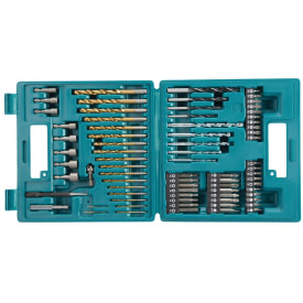 Makita Drill/Bits/Top Kit i resväska - 75 delar