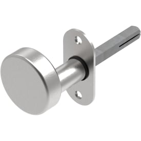 5 stk Randi 7087 Line18 fast dørknop, ø50 mm, børstet rustfrit stål