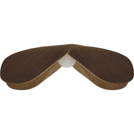 Umage Forget Me Not lampeskjerm, mørkt tre, Ø38 cm