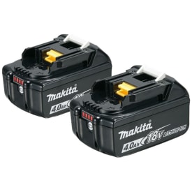 Makita batterierr, 2 x 18 Volt/4,0 Ah