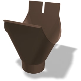 10 stk Prefa tudstykke m x  vulst og blænde, 333 x 80 mm, P10, brun
