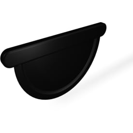 PREFA Endebund 280 Halv Rund Rende Sort 9005 P.10