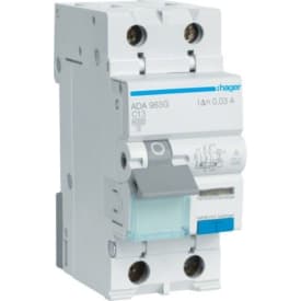 Kombinationsbrytare Automatsäkring/HPFI C 13A 1P+N, 30 mA, ADA963G