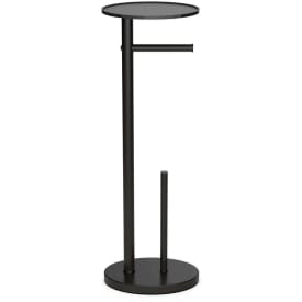 Hefe Ovo toiletrulleholder, sort