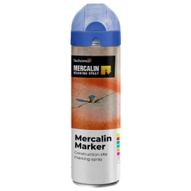 Mercalin® Marker FL mærkespray 500 ml, fluorescerende blå