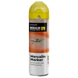Mercalin® Marker FL mærkespray 500 ml, fluorescerende gul