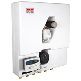 Metro System 4 Slimline fjernvarmeunit, med kabinet