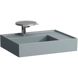 Kartell Laufen servant, 60x46 cm, venstre, matt grafitt